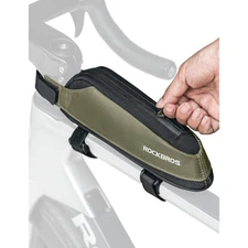 ROCKBROS Bicycle Top Tube Bag Cycling MTB Bike Frame Bag Waterproof Reflective
