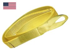 USA Nylon 3" x 20' ft Lifting Towing Pull Strap Recovery Crane Overhead