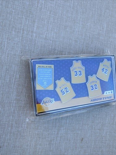 Los Angeles Lakers ""Showtime"" Trikots Pins Set aus dem Ruhestand Johnson Abdul-Jabbar - Bild 2 von 5
