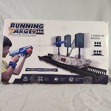 Shooting Running Target Auto Reset Digital Screen Sound Light For Nerf Gun NEW