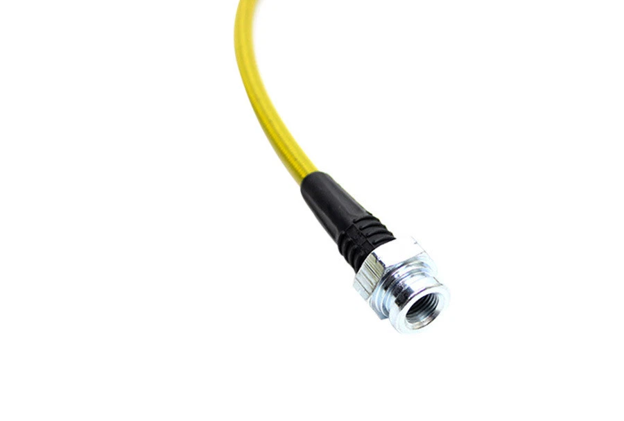 Líneas de freno delanteras y traseras trenzadas de acero inoxidable ISR Akebono Z34 370z 09-10 nuevas Foto 2 de 4