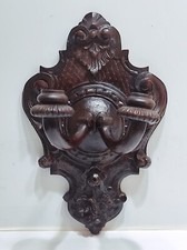 Applique antiche in legno intagliato appliques vintage candeliere da parete
