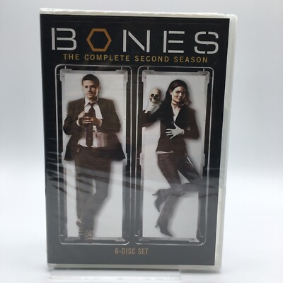 Bones: The Complete Second Season DVD 2009 David Borenaz Emily Deschanel NEW -M2