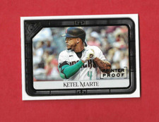 Topps Baseball 2021 Gallery Insert Printer Proof Ketel Marte carte n°43