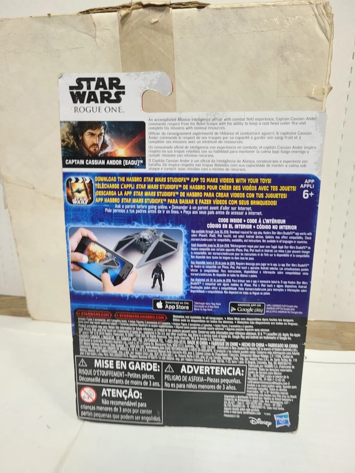 Figura de acción Star Wars Capitán Cassian Andor Eadu 2016 Rogue One 3,75 pulgadas Foto 3 de 4