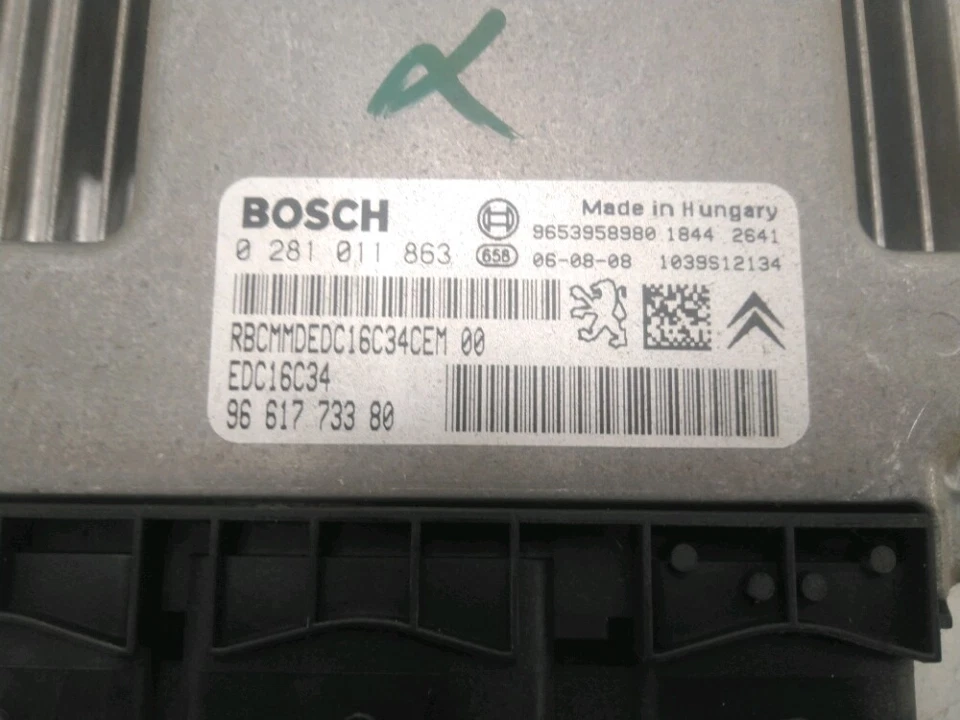 CALCULATEUR MOTEUR ECU Peugeot 307 SW (3H) 2006 1940JJ - Immagine 2 di 2