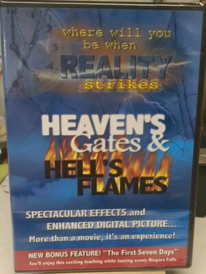HEAVEN'S GATES & HELL'S FLAMES DVD Reality Outreach Christian Movie Rare