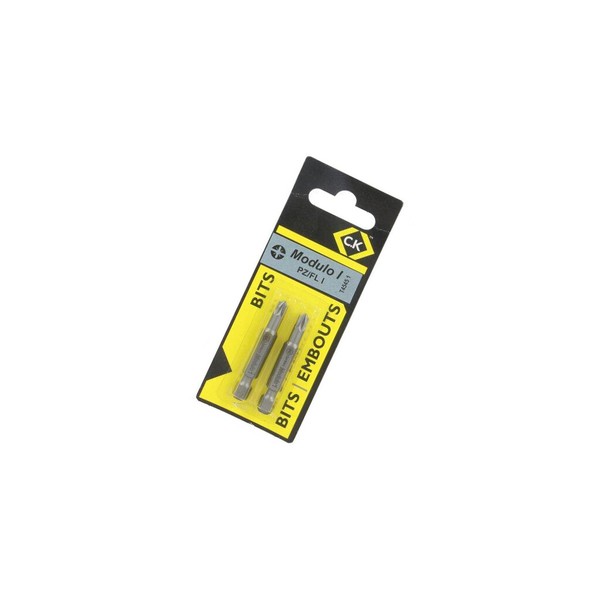T4545 1 Bit Plusminus-Kreuzschlitz-Bits Vom Typ Pz SL/PZ1 2Stk. C.K-image
