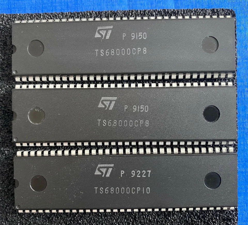 CPU  TS68000CP8 ( 3 x ) für Atari/AMIGA 500/A2000/CDTV, funktioniert - Bild 2 von 2