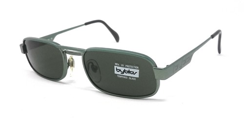 OCCHIALI DA SOLE UOMO DONNA BYBLOS BY 585 - S 3112 VERDE RETTANGOLARE  VINTAGE | eBay