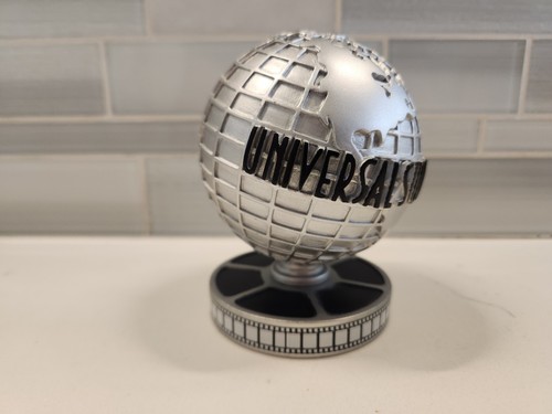 Universal Studios Exclusive Silver Screen World Globe Logo Resin Statue Figure - Picture 3 of 12
