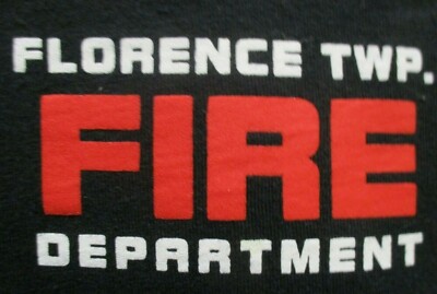 Florence Township Fire Department, Edon, OH, Navy Blue, S/S, Small