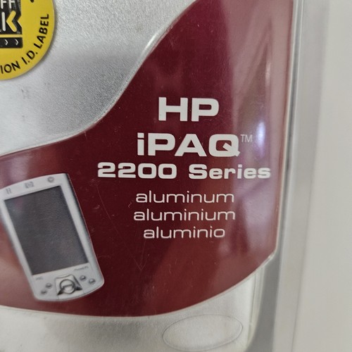 Boîtier en métal aluminium dur Rhinoskin iPAQ HX2200 et étiquette d'identification de protection contre les pertes NOS - Photo 2 sur 4
