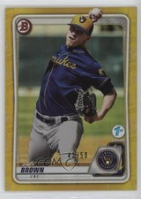 2020 Bowman 1st Edition Gold Foil 42/50 Zack Brown #BFE-34 18m3
