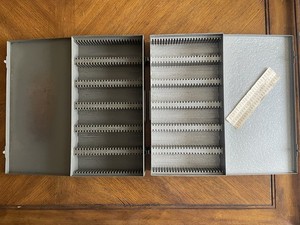 Vintage Metal Slide Storage Case (2)