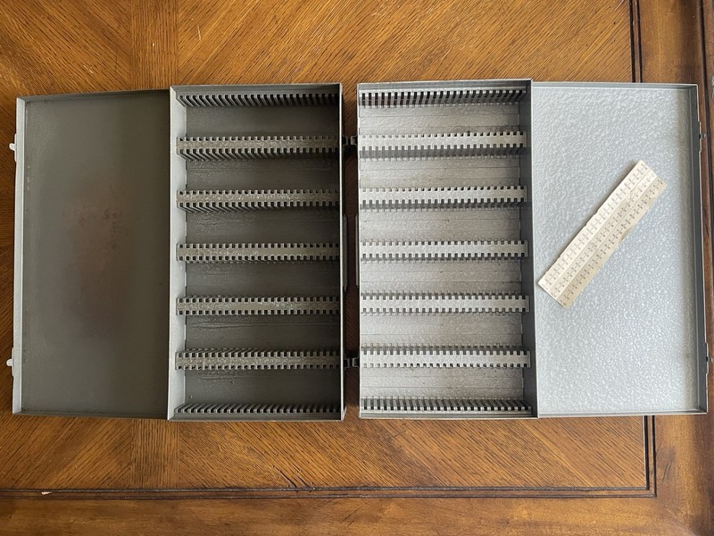 Vintage Metal Slide Storage Case (2)