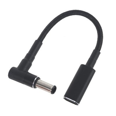 Data Sync Wire Type-C Female to for DC 6.0X1.4mm Cable Durable Tablet Accessorie