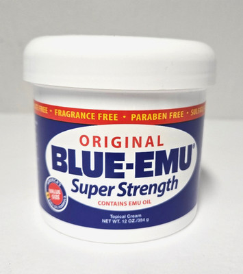 Original Blue EMU Super Strength Topical Cream 12 oz / 234g EMU OIL EXP 01/2029