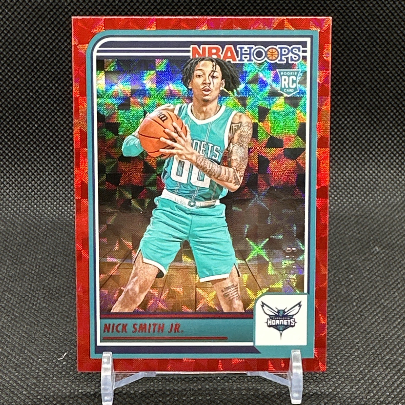 2023-24 Panini NBA Hoops - Rookies Nick Smith Jr. #235 Hyper Red /99 (RC)