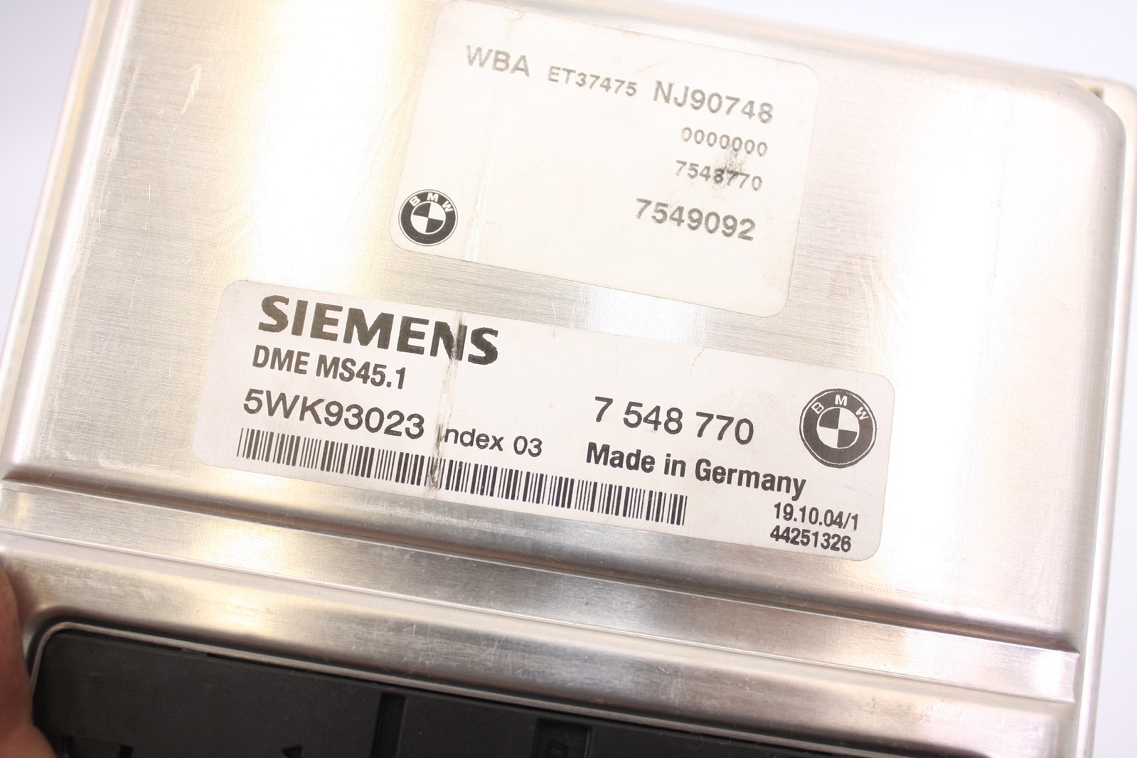 BMW E46 325i 325Ci M54 OEM MS45.1 ECU DME + EWS + Key & Ignition + Lock Set 