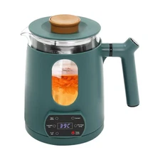 27oz Green Temperature Control Corded Electric Tea Kettle 600W Water Boiler
