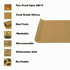 Non Stick Reusable Baking Sheet 400mm x 400mm Large Oven Cooking Liner Mat