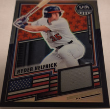Panini 2026 USA Baseball Stars & Stripes Prizm Ryder Helfrick USA-RH Mem