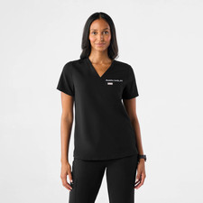 Figs Catarina One-Pocket Scrub Top Black --Select Size--