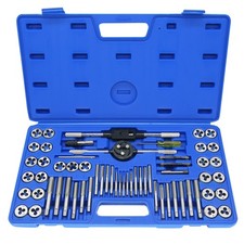 60PCS Tap and Die Set, Metric Standard Size M3 to M12, Threading Tool Set wit...