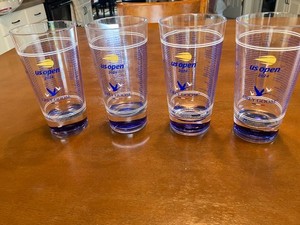 Set of 4 US Open Tennis Grey Goose Honey Deuce Plastic Tumbler Cup Souvenir 2024