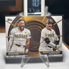 2025 Topps Series 2 Dynamic Duos Fernando Tatis Jr / Manny Machado #DD-9 Padres