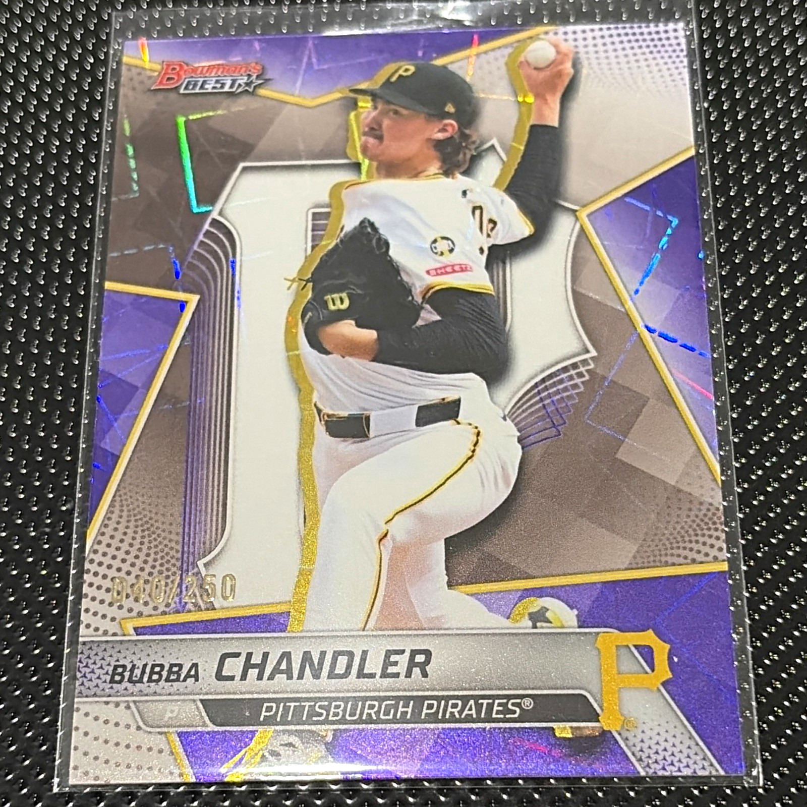 Topps 2025 Bowman's Best Bubba Chandler RC TP-9 Purple /250 Pirates