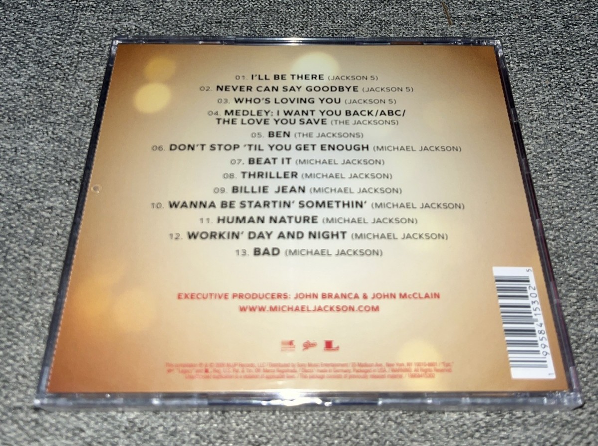 Michael: Songs From The Motion Picture (Michael Jackson)(New CD
