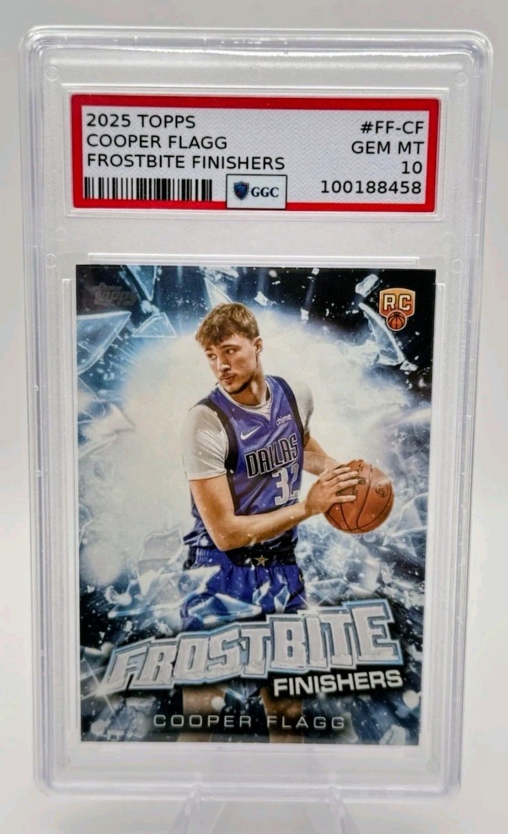 2025 TOPPS FROSTBITE FINISHERS COOPER FLAGG FF-CF CASE HIT ROOKIE