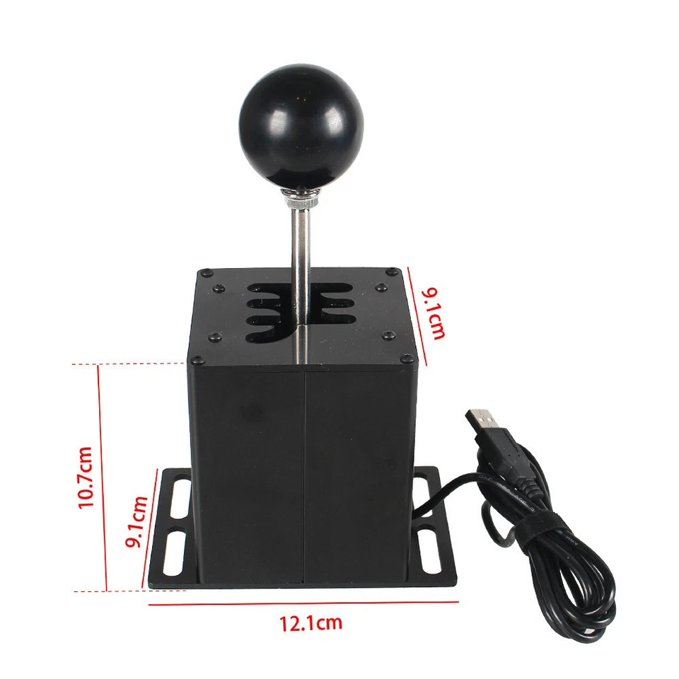 PC USB H Gear Shifter Sim Racing Game For Logitech G29 G27 G25 G920 T300RS/GT - Image 4 of 4