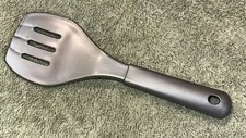Kids Pretend Play Silver Plastic Slotted Spatula Battat Kitchen Toy