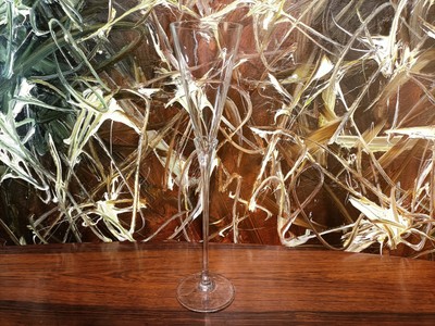 LILIENTHAL mundgeblasen - edle Sektflöte / Sektglas / Champagnerglas - Höhe 31cm