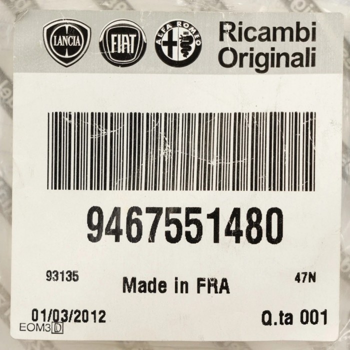 Joints radiateur refroidisseur d'huile moteur Citroën C4 DS 2.0 BlueHDi 135ch
