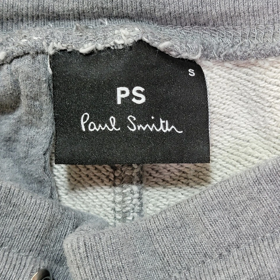 Pantalones deportivos pequeños de algodón orgánico gris PS Paul Smith para hombre Foto 3 de 4