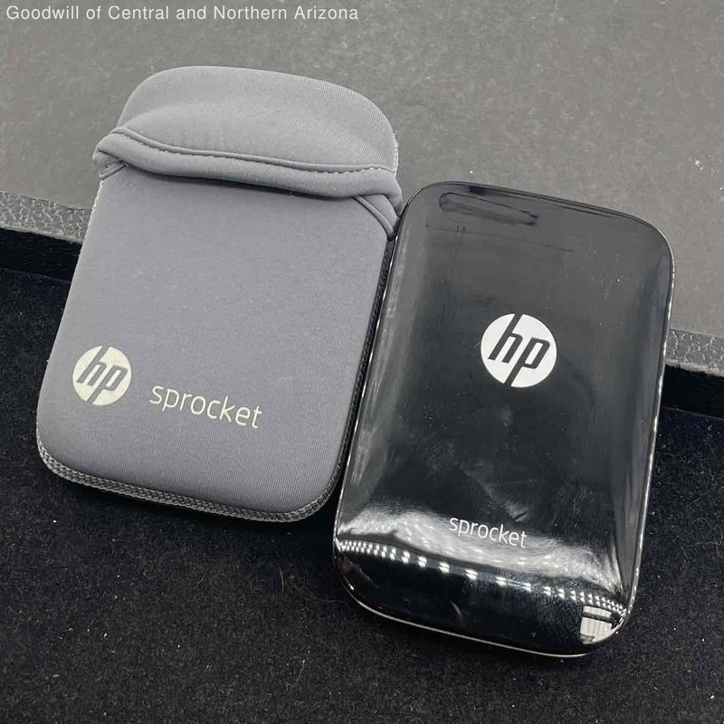 Untested - HP Sprocket 100 Portable Black 2"x3" Photo Printer