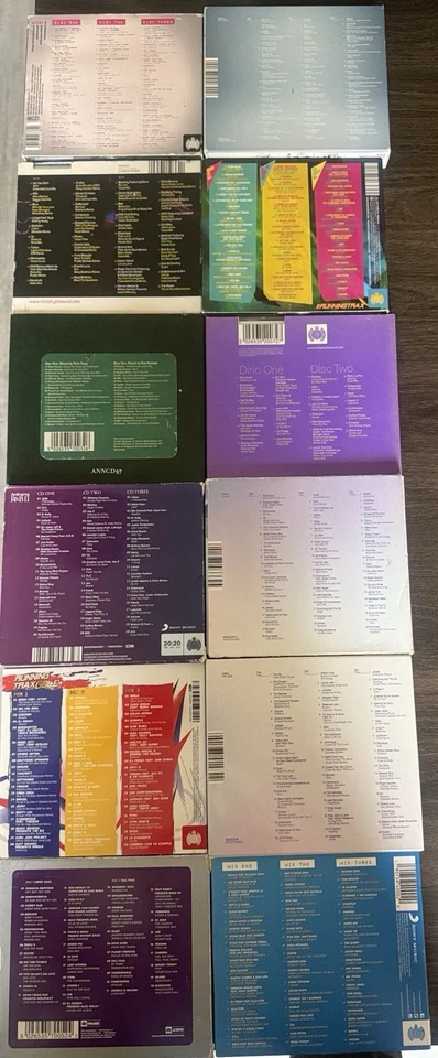 Ministry of Sound CD Album Lot x12 – Annuals, Chilled, Running Trax, Anthems. - Image 2 of 2