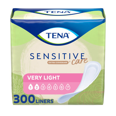 Sensitive Care Extra Coverage Very Light Bladder Leakage Liner, 300 Ct