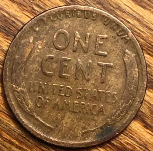 1925 Lincoln Wheat Cent Streaky Woody Wood Grain Improper Alloy Mix Error Penny