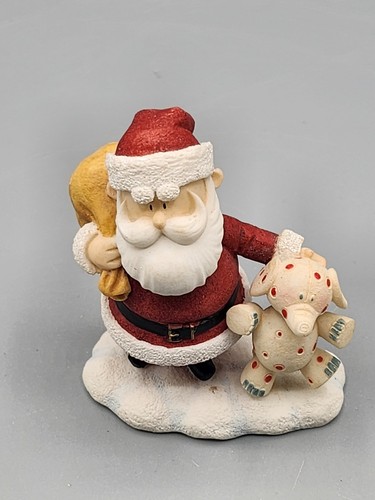 Enesco Rudolph Island Of Misfit Toys Santa & Spotted Elephant Mini Figurine 2002 - Picture 2 of 6