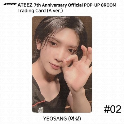 ATEEZ 7th Anniversary Official POP-UP 8ROOM MD Trading Card (A ver