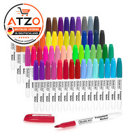 Shuttle Art Permanentmarker Set 60 Farben Wasserfest Filzstift