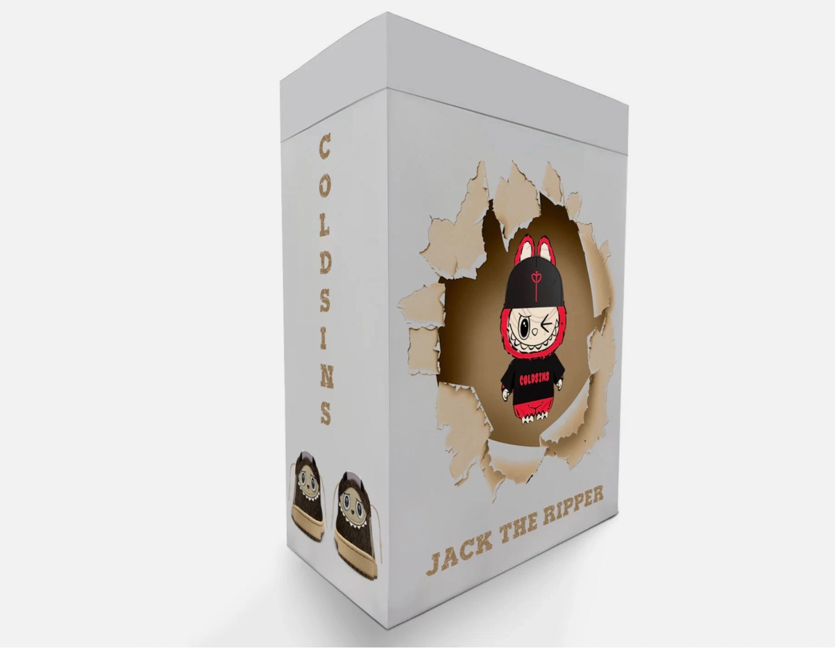 にこshopsです Cold Sins JACK THE RIPPER X LABUBU CUSTOMS Size 6 Men's