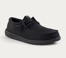 SALE  Men's Hey Dude Wally Funk Mono Slip-On Shoes Black