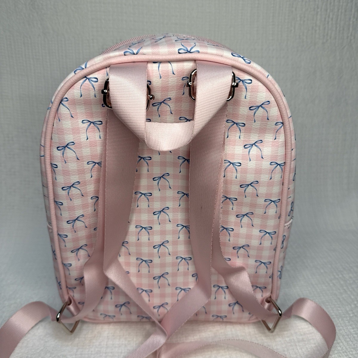 Madden Girl Pink Backpack w/ silver hardware Madden Girl Pink Backpack w/ silver hardware main image 3