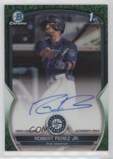 2023 Bowman Green Grass Refractor 43/99 Robert Perez Jr #CPA-RP Auto 0jr6